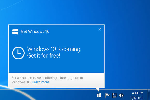 Windows 10 Upgrade Now Available